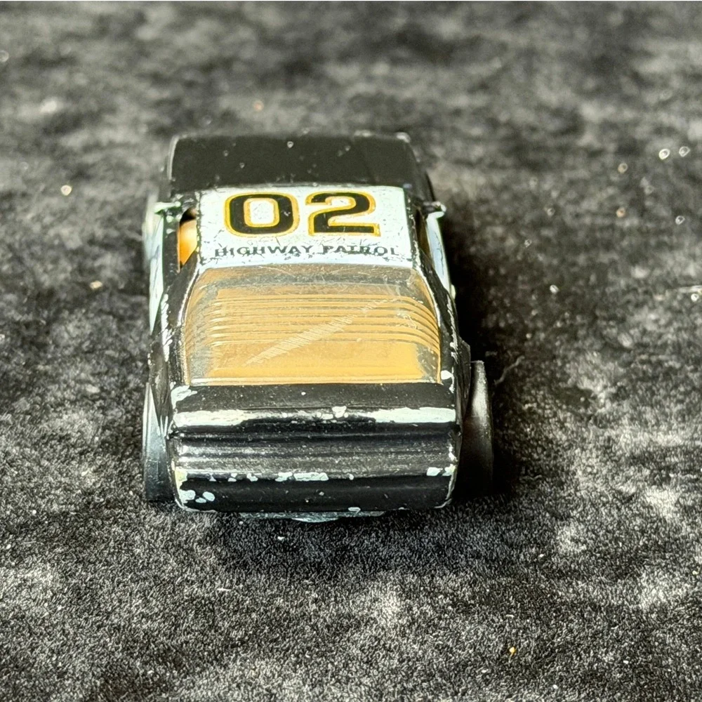 Hot Wheels 1983 Chevy Camaro IROC-Z: Highway Patrol, Black White, 02 Diecast Car